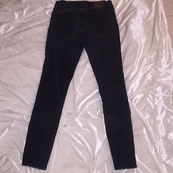 Madewell Black Charcoal Skinny Jeans - Picture 3 of 8